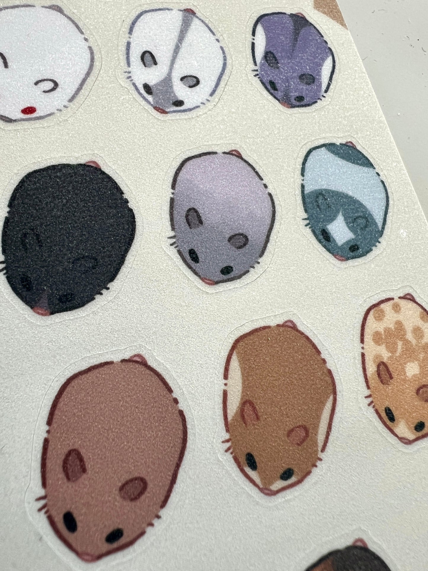Hamsters Sticker Sheet