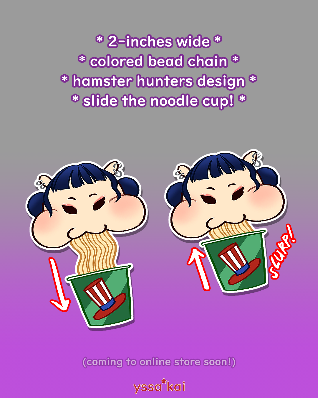 Ramyeon Hunters Slide Charms