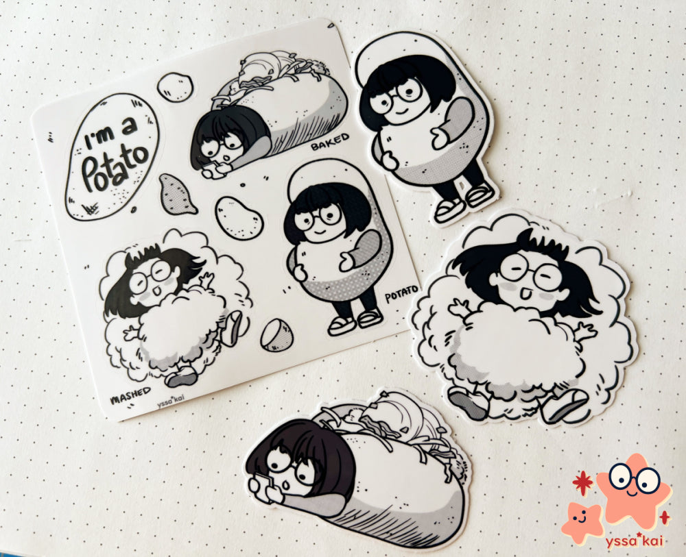 I'm a Potato Sticker Sheet