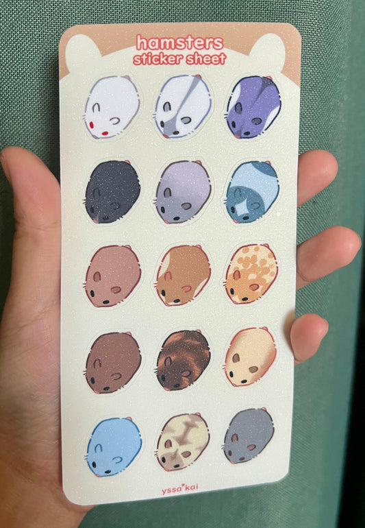 Hamsters Sticker Sheet