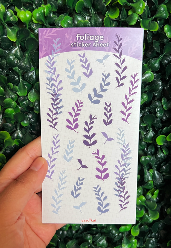 Foliage Sticker Sheet