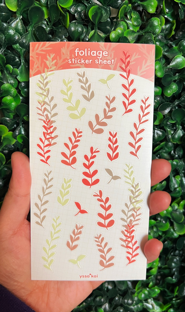 Foliage Sticker Sheet