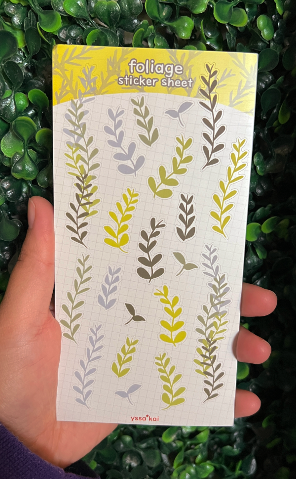 Foliage Sticker Sheet