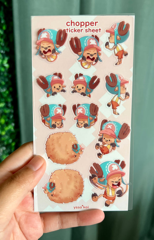 Chopper sticker sheet