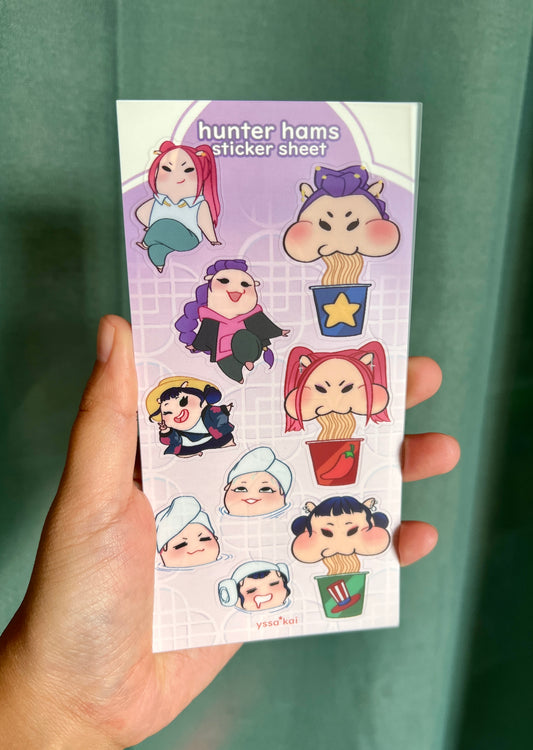 Hunter Hams Sticker Sheet