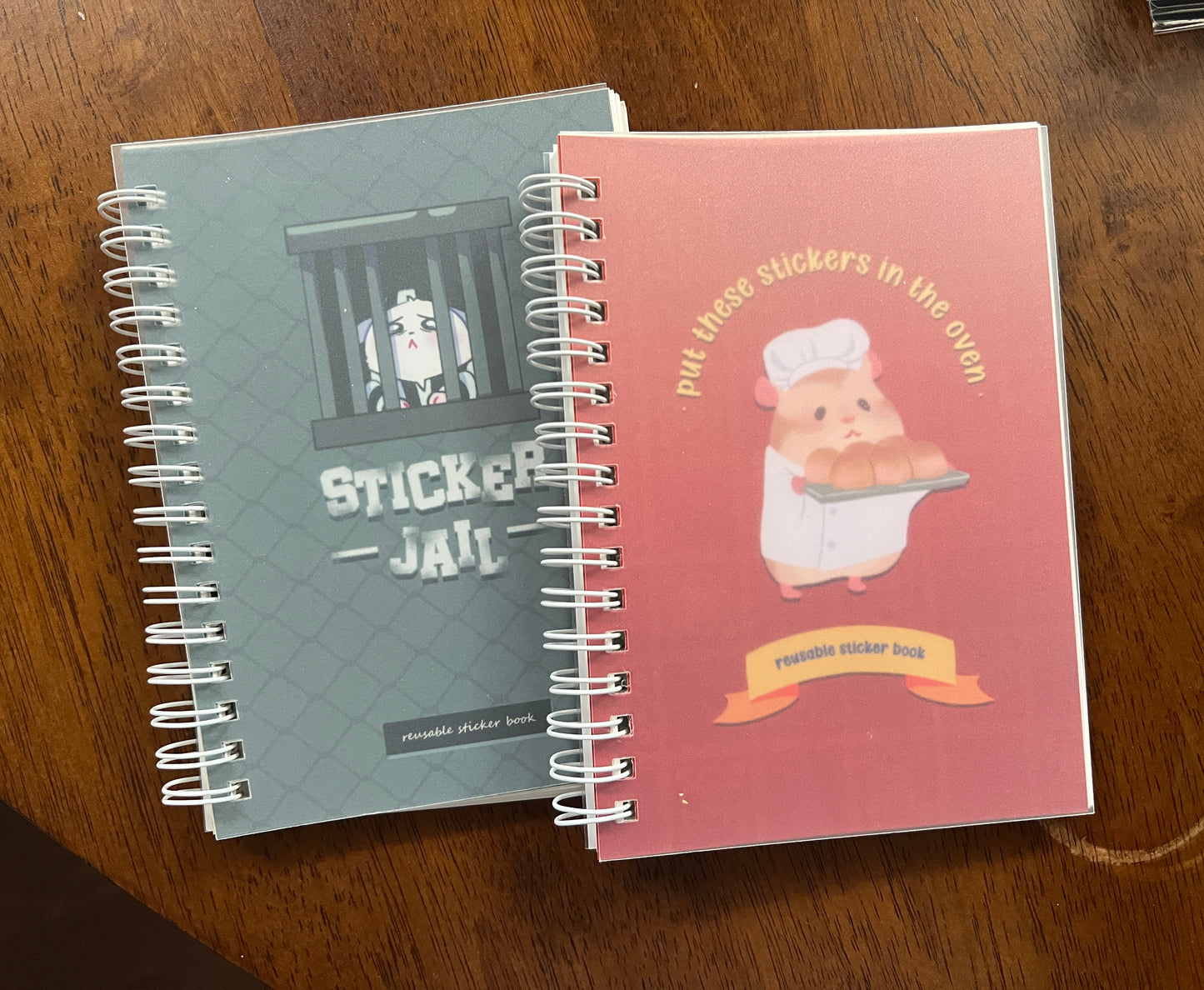 Sticker Jail + Bake Reusable Sticker Books