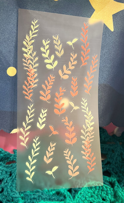 Foliage Sticker Sheet