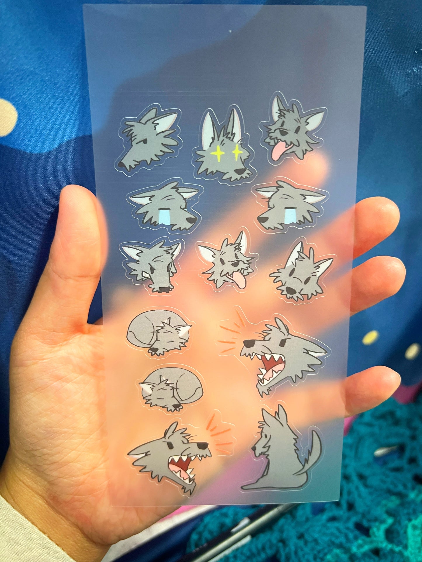 Zen the Dog Sticker Sheet