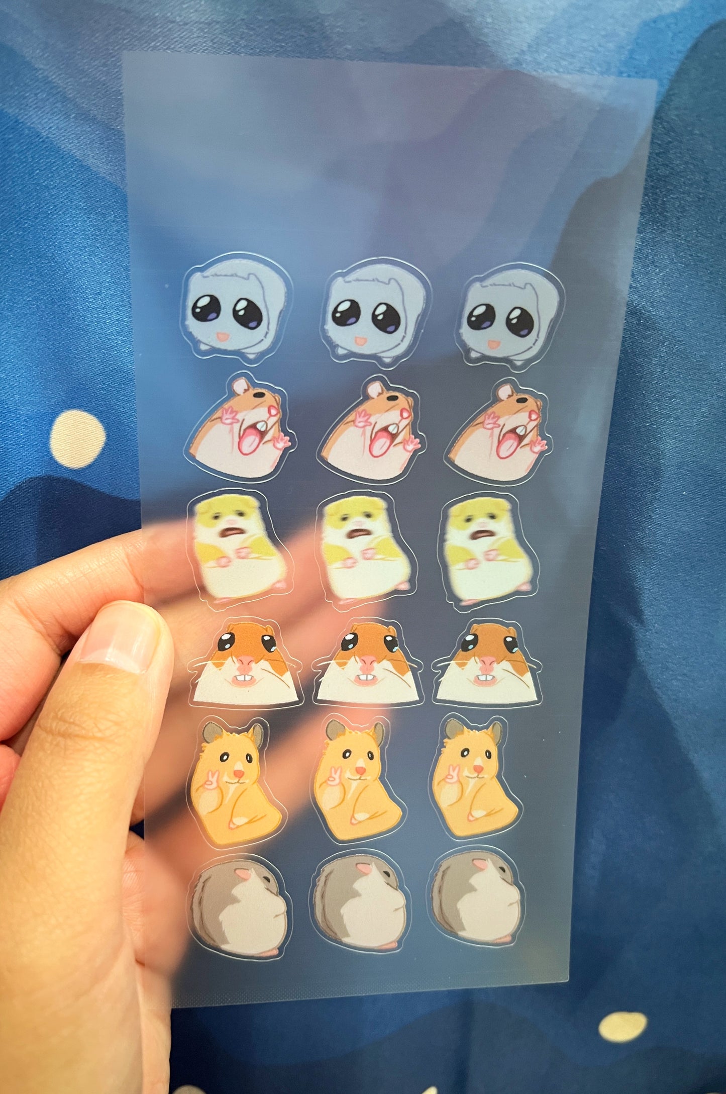 Hamster Memes Sticker Sheet