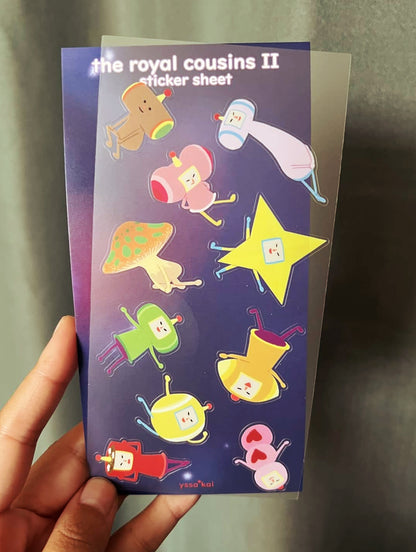 The Royal Cousins Sticker Sheets