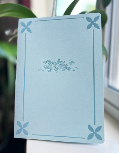 Blue Flowers Notebook (Frieren)