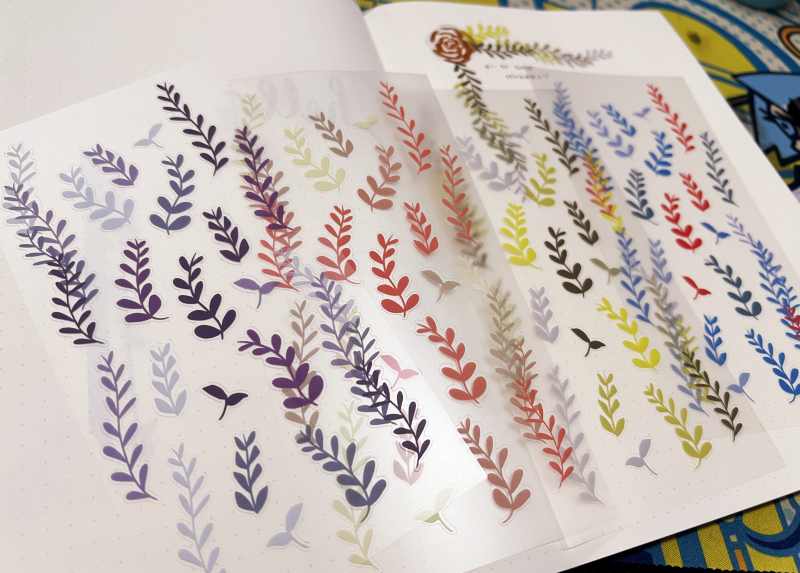 Foliage Sticker Sheet