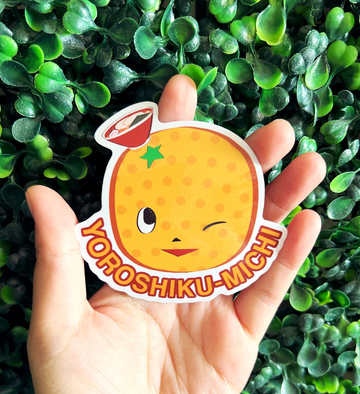 Ono Michio "Yoroshiku-michi!" Sticker