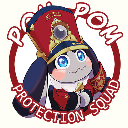 Pom Pom Protection Squad Sticker