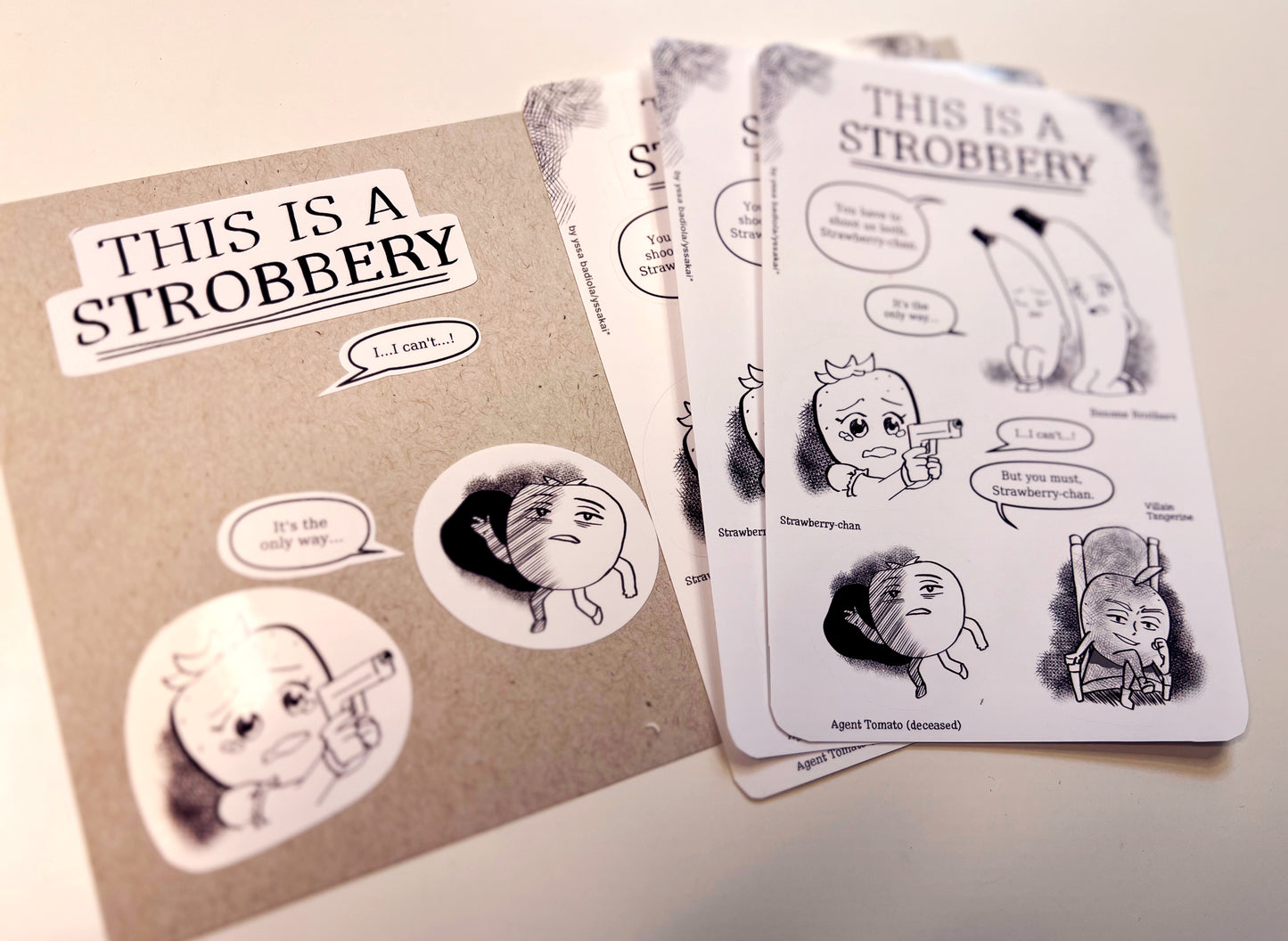 This is a Strobbery sticker sheet